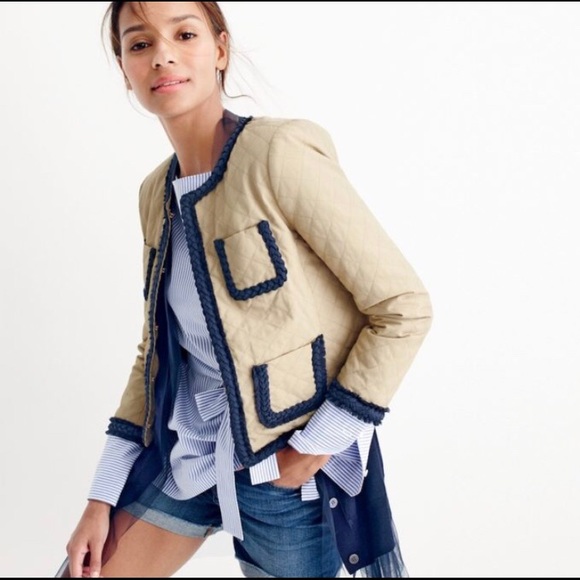 J. Crew Jackets & Blazers - J. Crew Quilted Safari Jacket